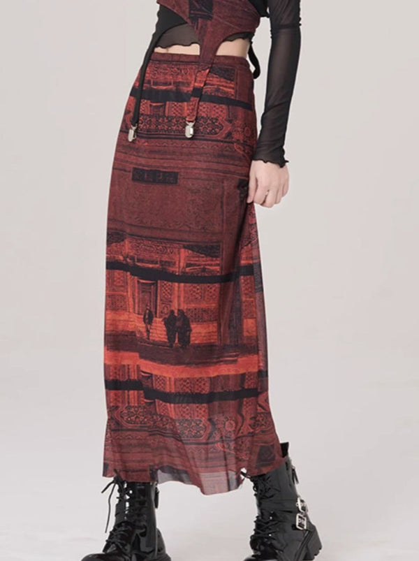 スパイシーストリートニッチホルターネックドレスセットアップ