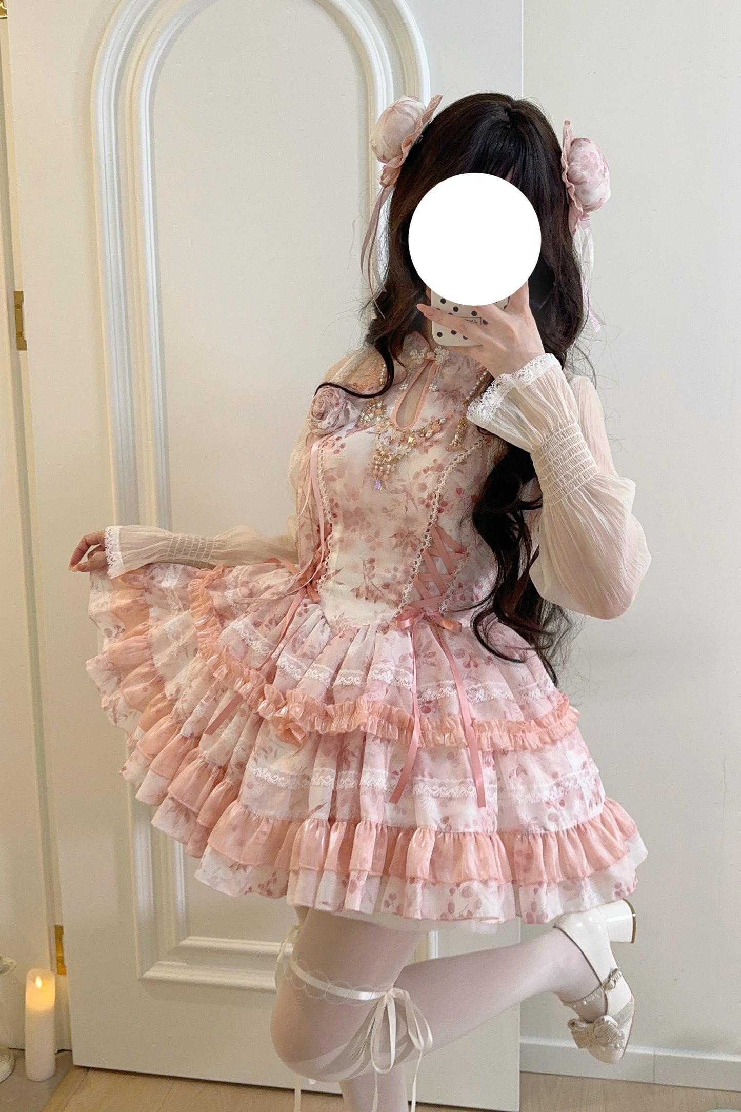 Peach Sugar Sweet Lolita Dress