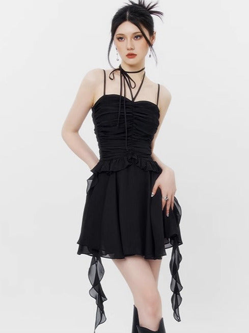 black chiffon cami dress Cami NYC Stella Chiffon Dress in Black