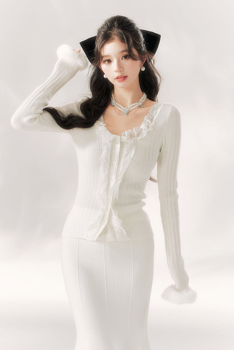 Princess Lace Knit Top