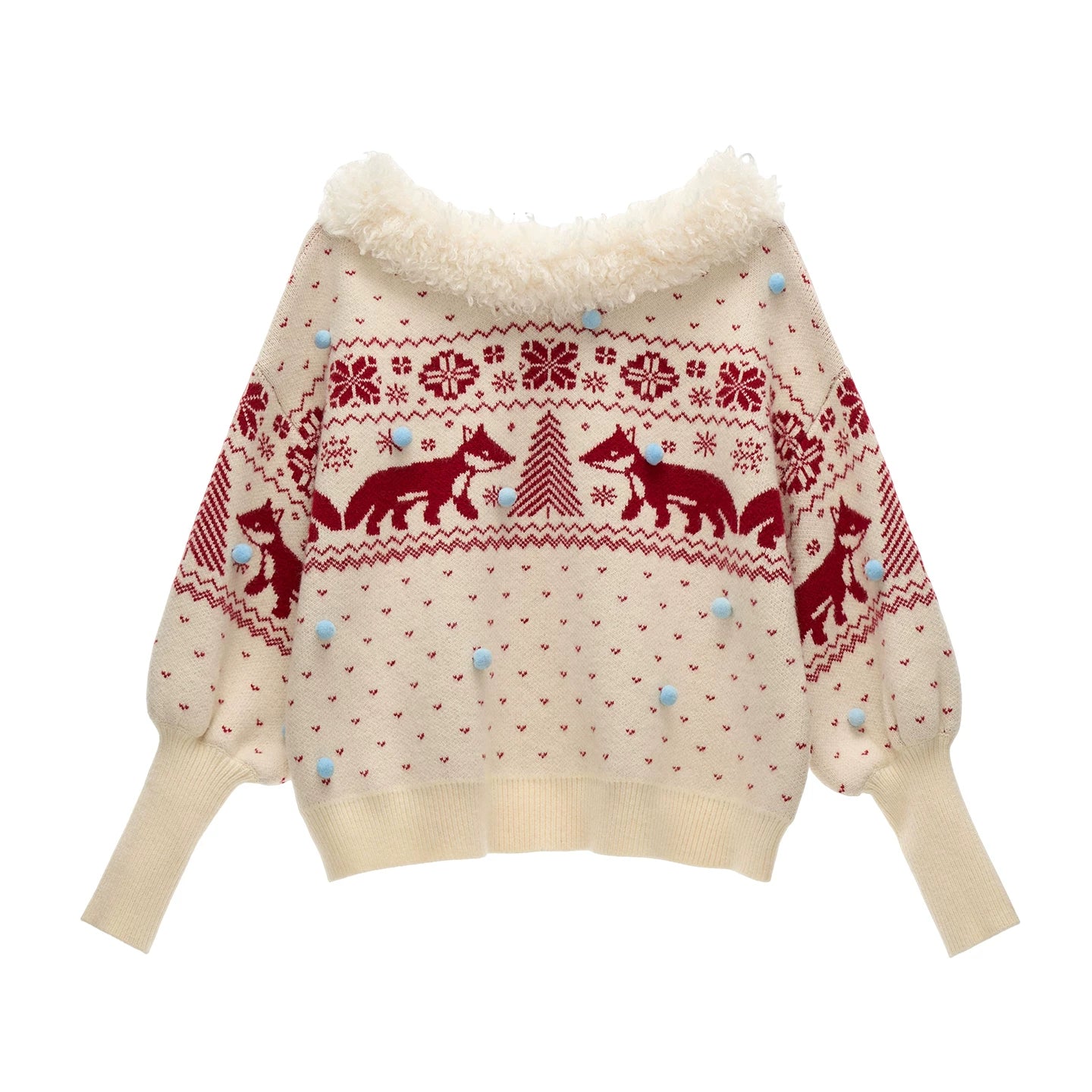 Fair Isle Crew Neck Sweater