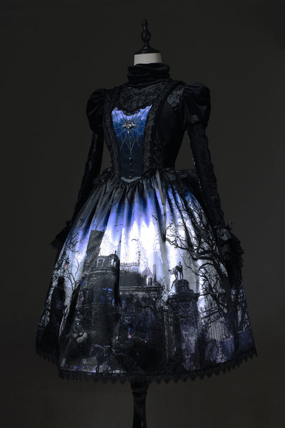 [Deadline for reservations: February 23] Horror House Spider Web Dark Gothic Suspended Dress