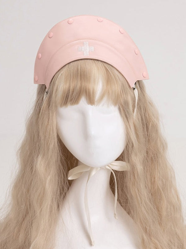 Sweet girly frill dress + hat [Reserved product]