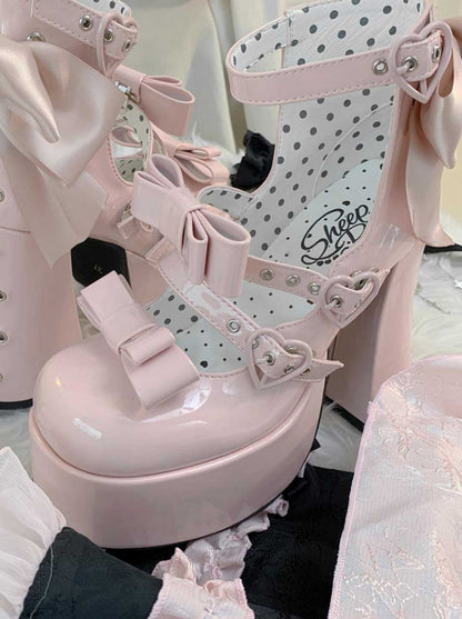 [预购截止日期 4 月 10 日] 芭比娃娃派对三团绵羊泡芙原创洛丽塔领带甜酷宝贝蝴蝶结