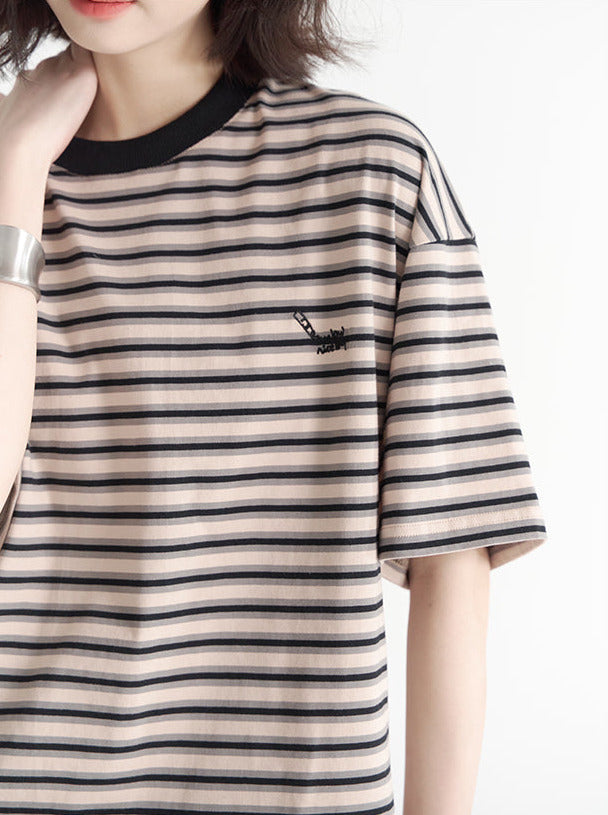 Striped Loose T-Shirt