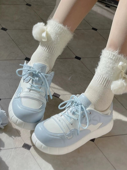 [Angel Neighborhood👼] Little Angel Lace-up Sneakers