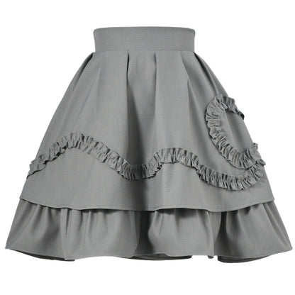 ガーリーグレーピンクセットアップ