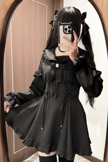 Lace Shoulder Top + Skirt