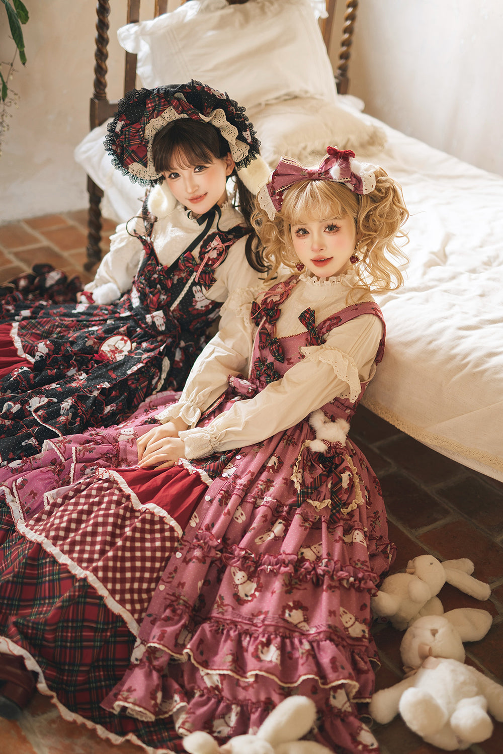 [Pre-order Deadline: January 31] Forest Berry Rabbit Multi-layer Tiered Skirt