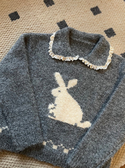 Rabbit Fur Girly Knit