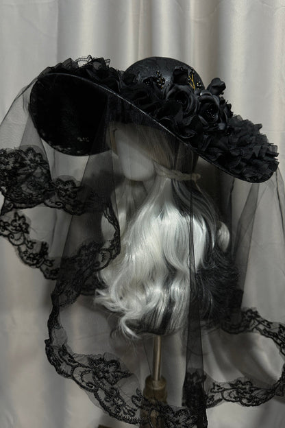 Widow Gothic Lolita Hat