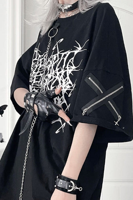 Subculture Dark Circle Spider Tops