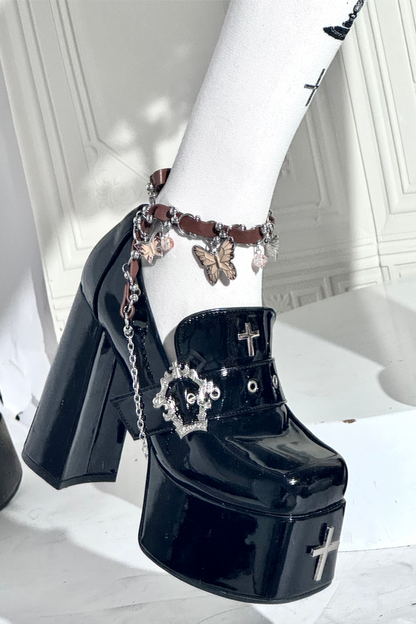 [Reservation deadline on October 5] Gothic Design Super High Heel Platform Shoes