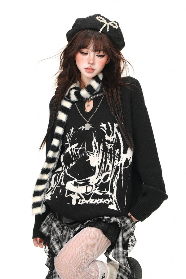 ルーズシンオーバーサイズセーター