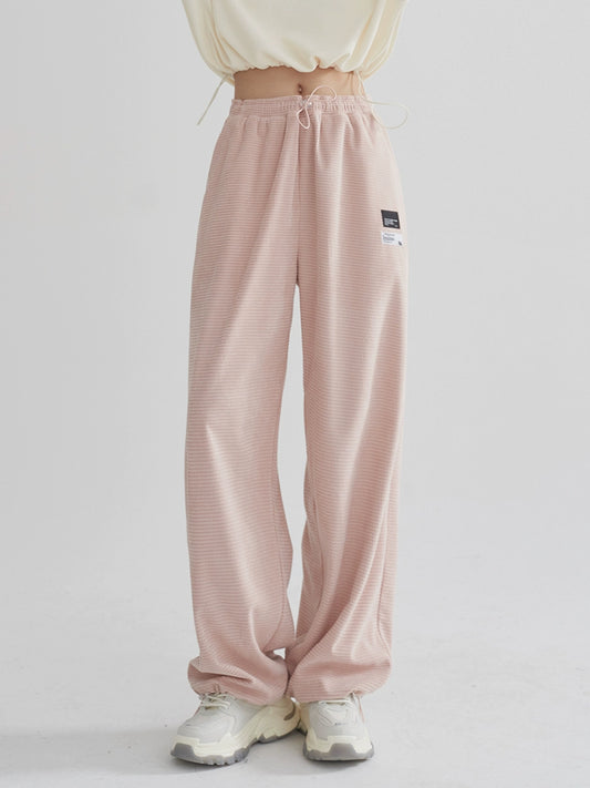 ワッフルスウェットルーズパンツ