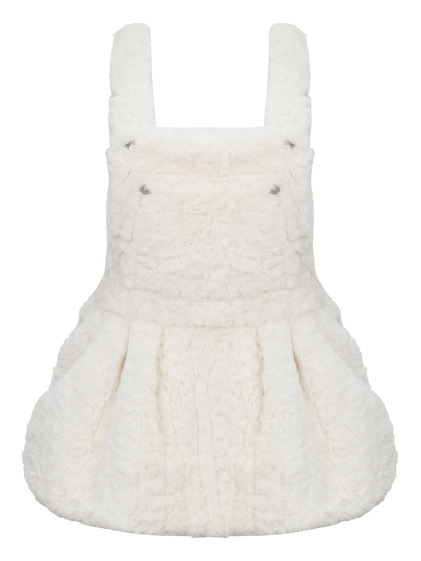 Boa Milky Overalls + Sweet Frill Top