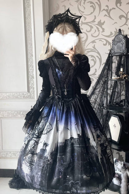 [Deadline for reservations: February 23] Horror House Spider Web Dark Gothic Suspended Dress