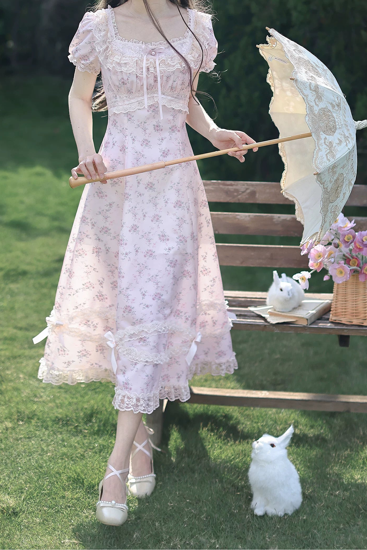 French Floral Princess Dress