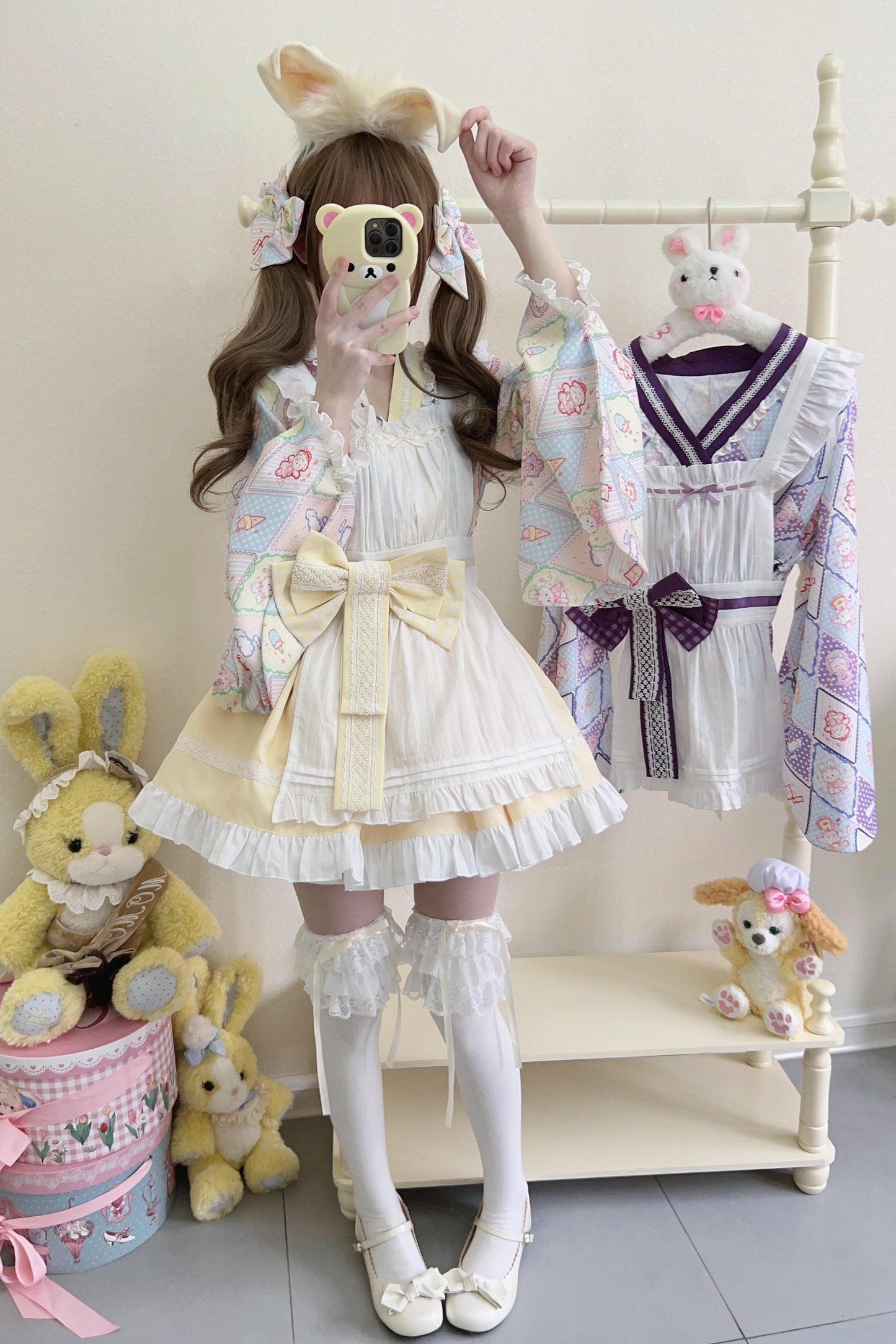 Retro Maid Cafe Japanese Lolita Set