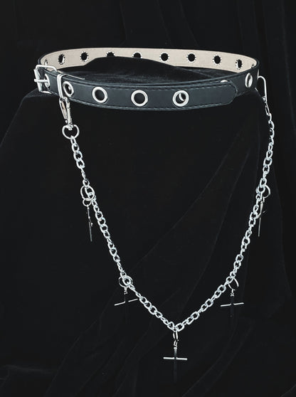 cross pendant belt hard belt