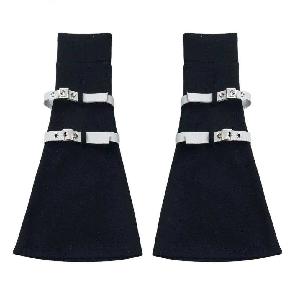 Black Slimming Jacket + Hoodie + Skirt + Leg Warmers