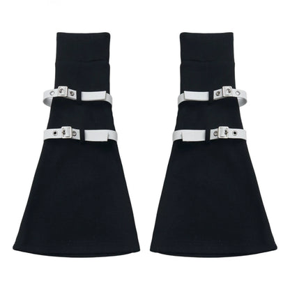 Black Slimming Jacket + Hoodie + Skirt + Leg Warmers