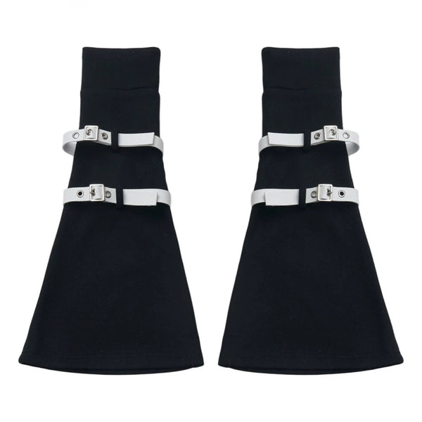 Black Slimming Jacket + Hoodie + Skirt + Leg Warmers