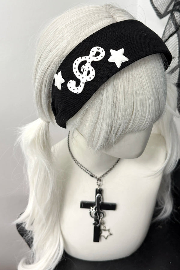Music Note Design Headband