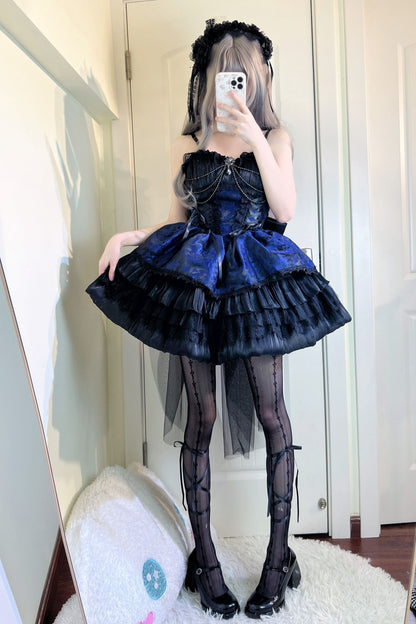 Vestido Lolita con Peto de la Serie Oscura