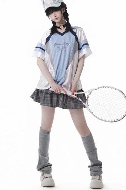 スポーティートップス＋フードトップス＋ケーキキュロット