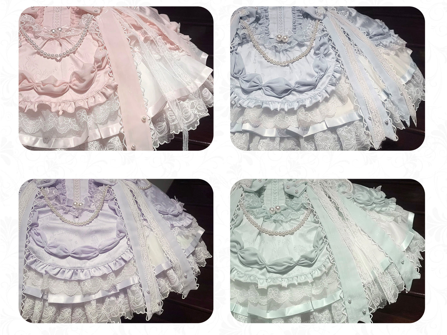 [Order Deadline: October 3] Pearl Rose Ballet Style Pure Elegant Dress