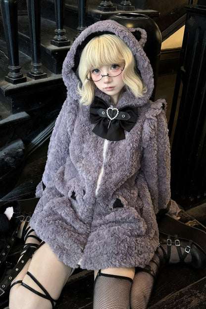 [Reserved product] Cat ears Hoody Cross Revolgeip Furcoat