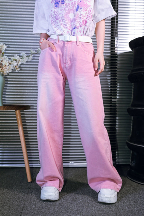 Osh pinky denim pants