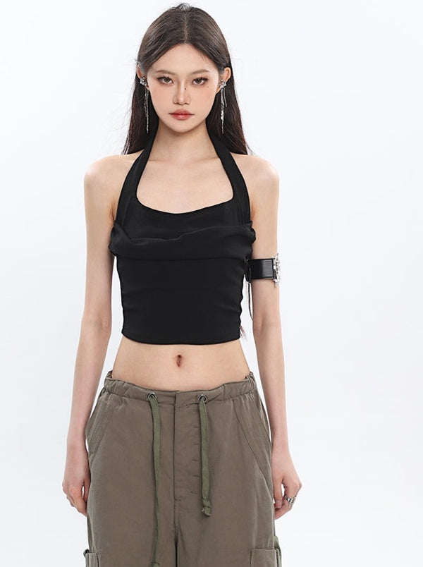 Neck Strap Girl Fried Street In Tops