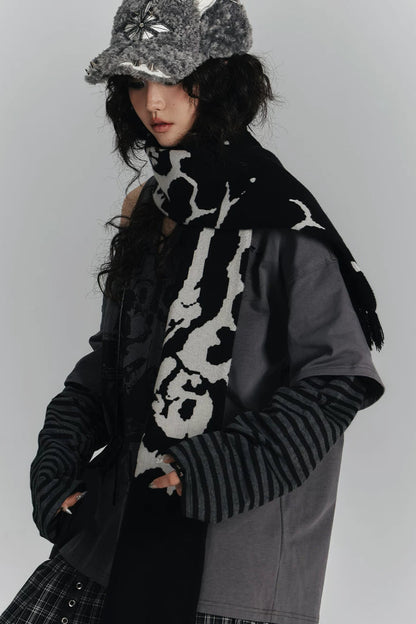 レトロダークボーダールーズトップス