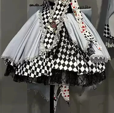 【Reserviertes Produkt】Alice Party Serie Layered Rock + Rückenschleife