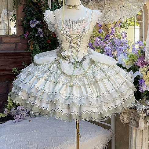 【4月5日予約締切】リリーエンブロイダリーロリータプリンセスコルセットドレス
