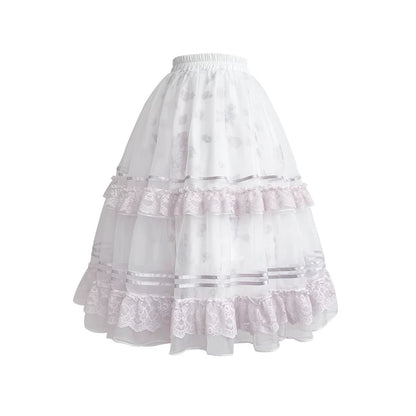 Floating Dream Layered Skirt + Top + Accessories