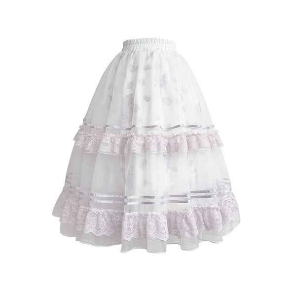 Floating Dream Layered Skirt + Top + Accessories