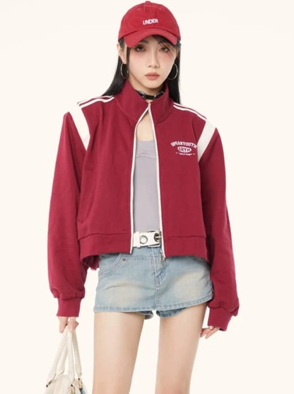 Sporty Mode Logo American Jacket