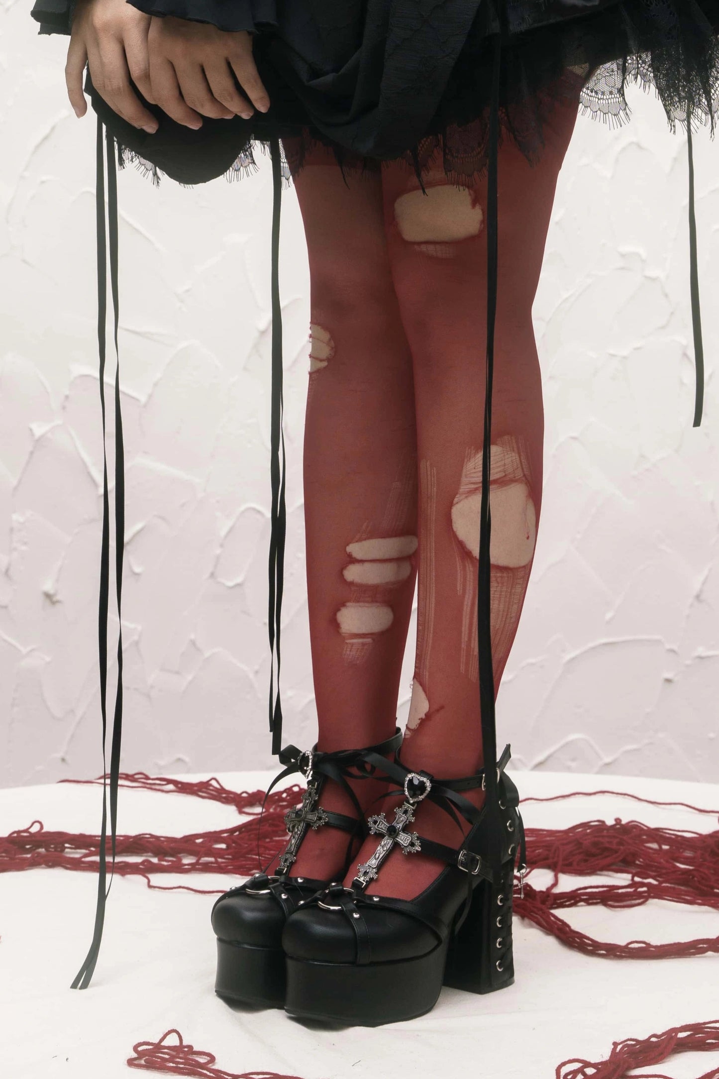 Cross Heart Strap Heel