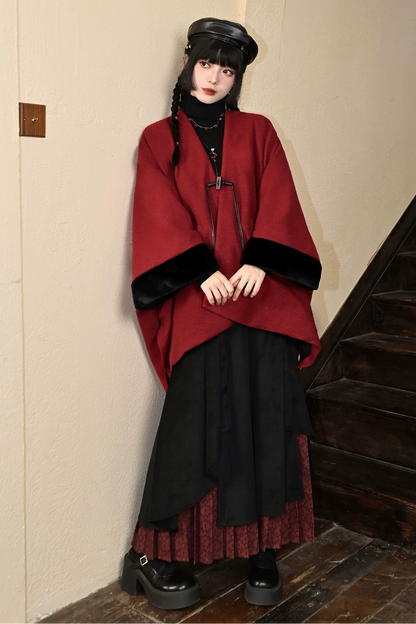 レトロルーズケープコート