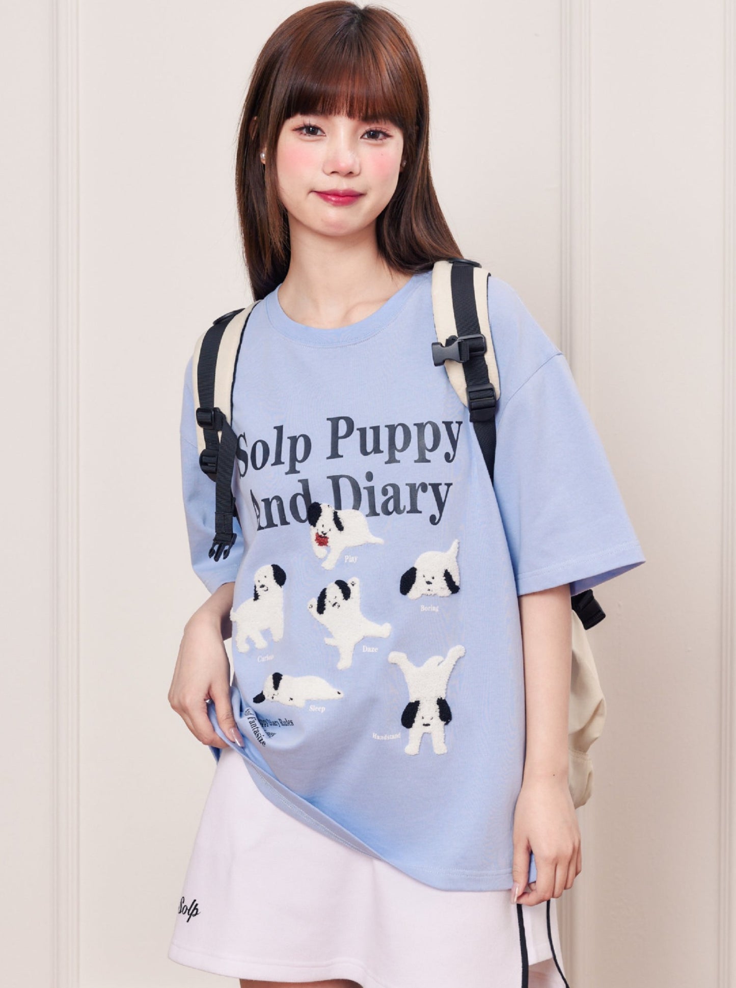 Dog Design Blue T -shirt