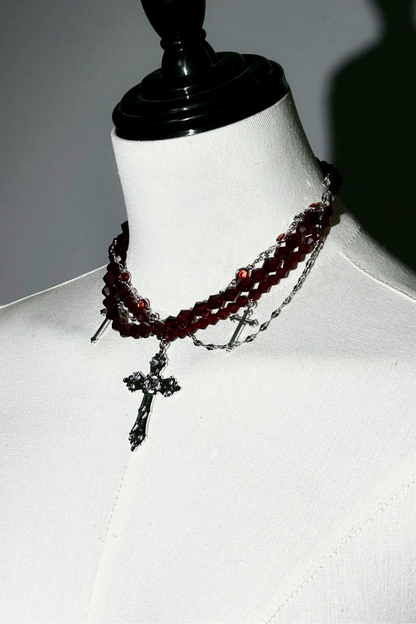 【予約商品】ゴシックロリータハット+ネックレス+ブローチ