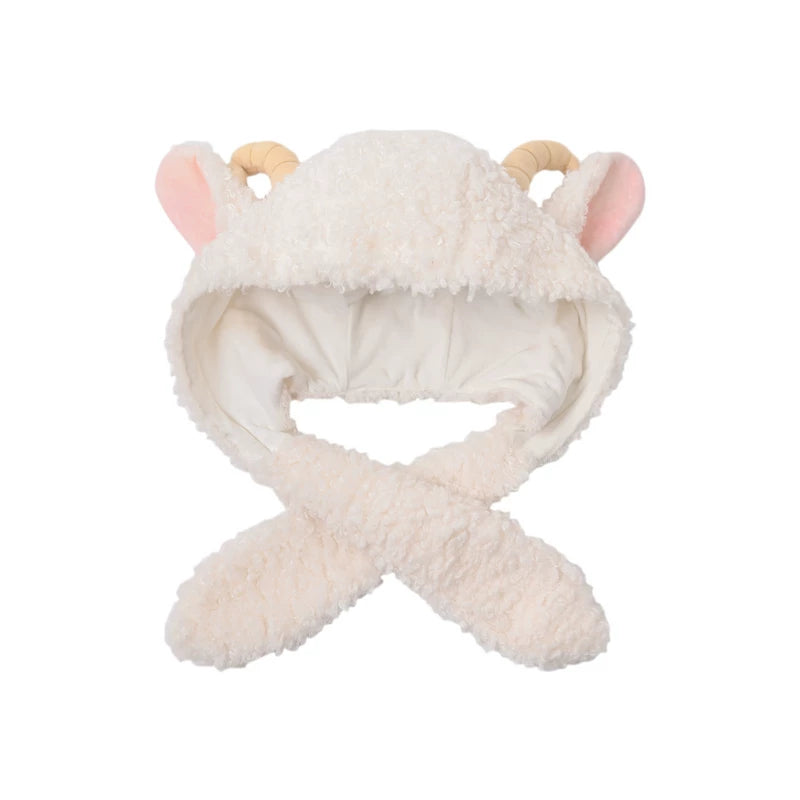 Forest Girl Lamb Fleece Sweatshirt + Hat