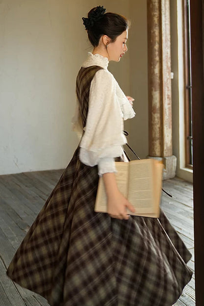 French Retro Lace Blouse