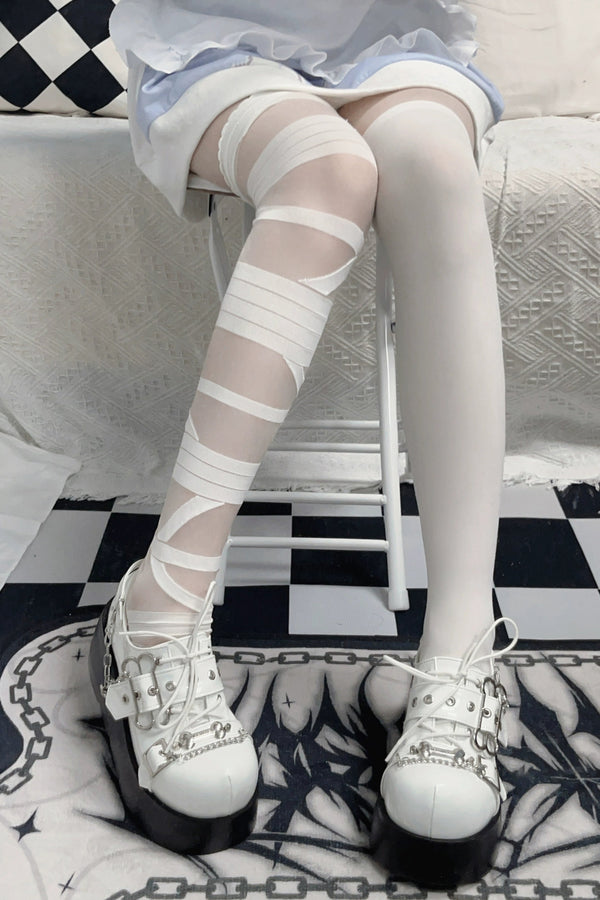 ランタンエンジェルボーン厚底シューズ