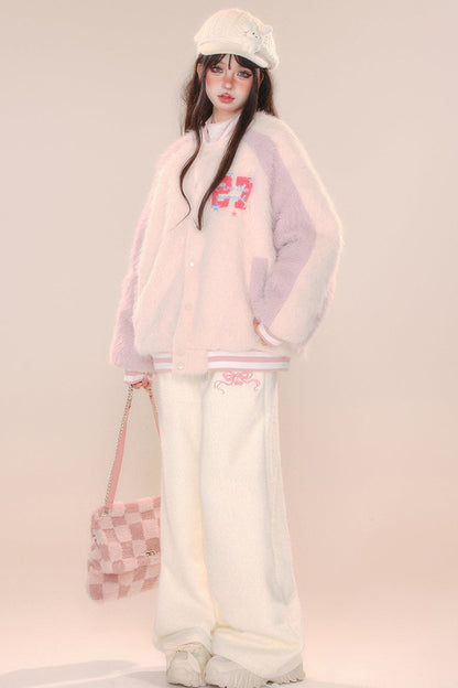 プラスフリースルーズコットンパンツ