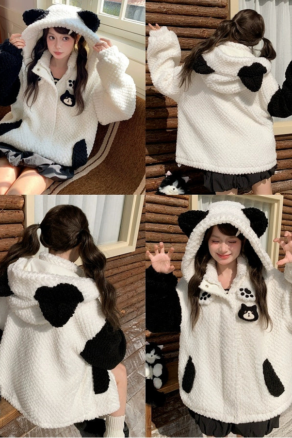 モノクロアニマルフードコート