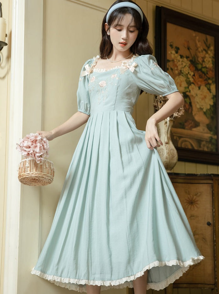 French Romantic Princess Retro Dress